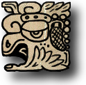 This is the glyph for the Baktun position.  The number glyphs to the left show 0 Baktun in this day's long count.
